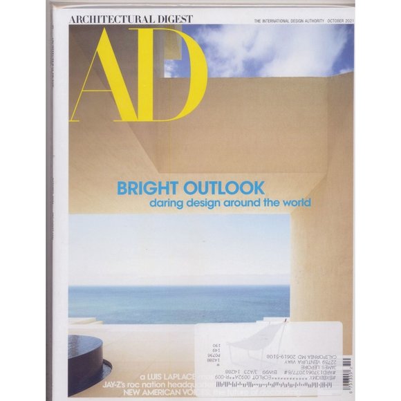 ARCHITECTURAL DIGEST AD OCT 2010 Bright Outlook - daring design around the world - Picture 1 of 1